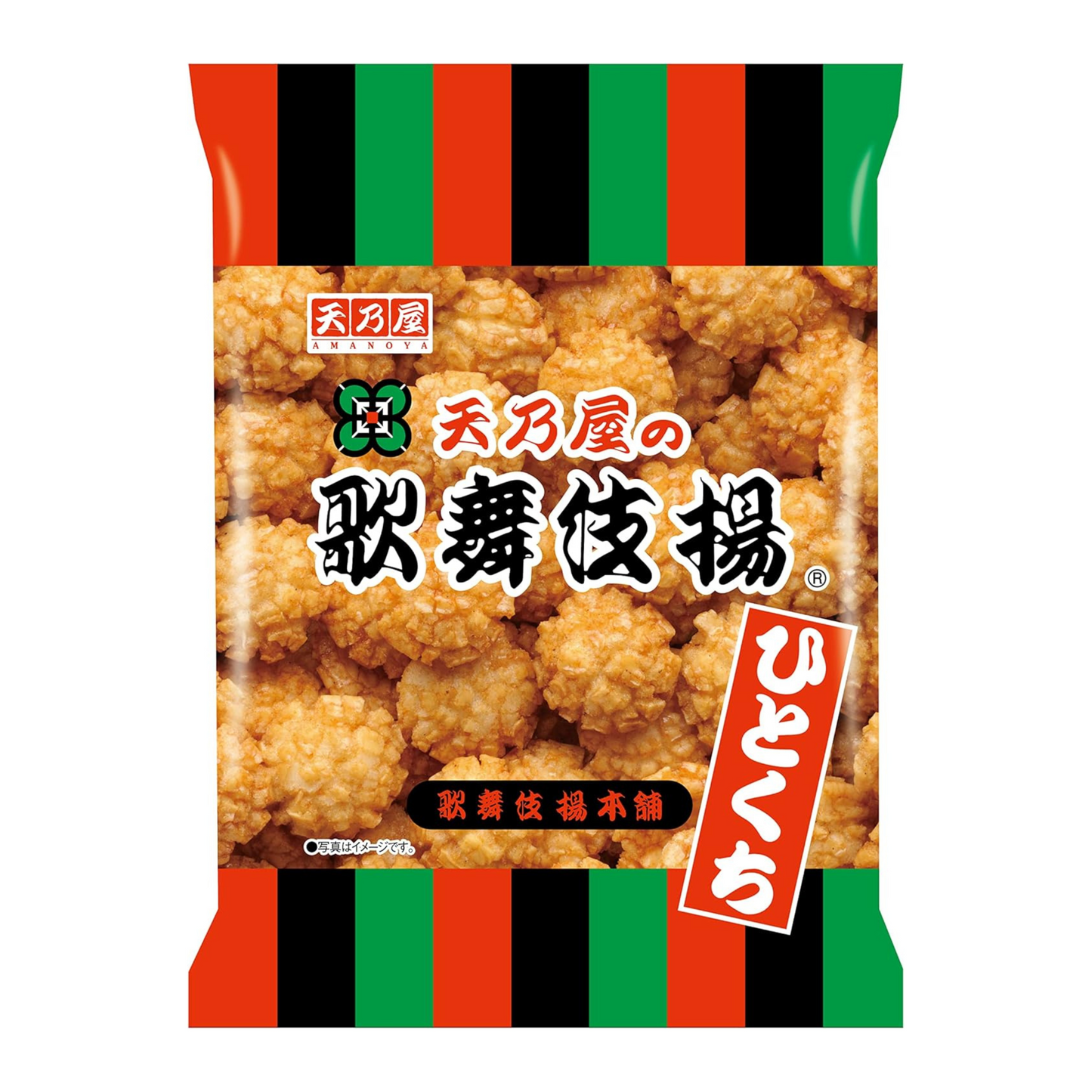 Amanoya Kabukiage Hitokuchi ( Mini Deep‑fried Rice Crackers ) 68g