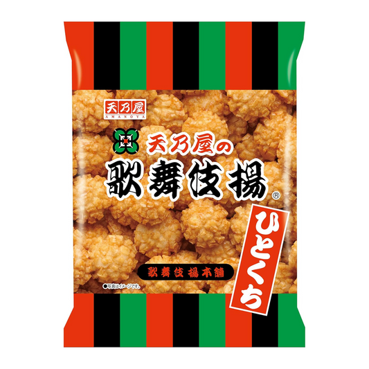 Amanoya Kabukiage Hitokuchi ( Mini Deep‑fried Rice Crackers ) 68g