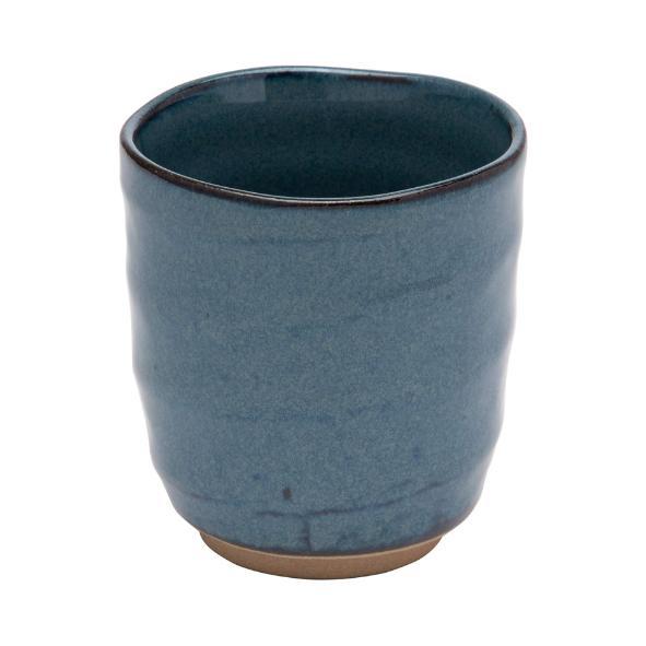 Ceramic tea cup (blue)