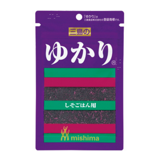 Mishima Furikake (Assaisonnement pour riz) Yukari (Feuille de shiso rouge) 20 g