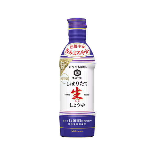 Kikkoman - Fresh Pressed Raw Soy Sauce 620 ml