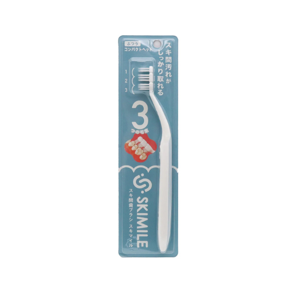 KYOWA Sukimail Compact Gray Oral Cleaning Brush