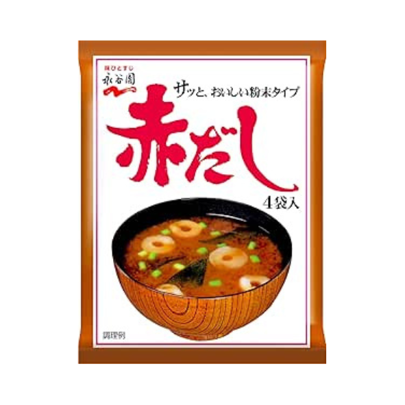 Nagatanien Red Dashi Miso Soup 4 Bags