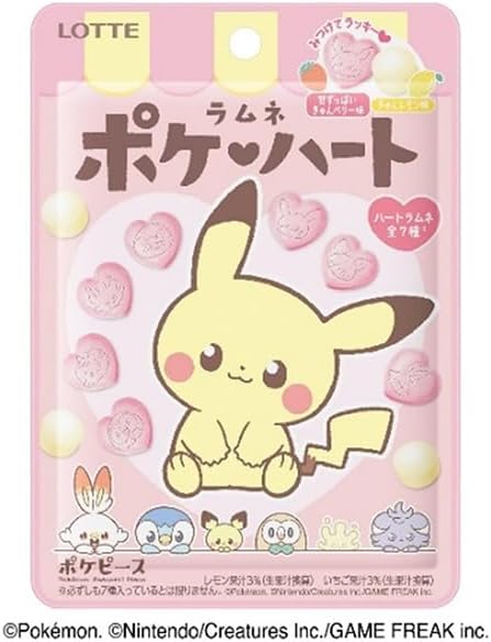 Lotte Poke‑Heart Ramune 40 g