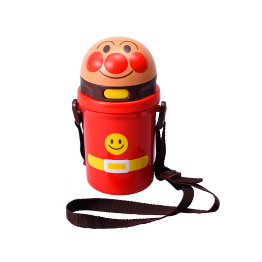 Gourde isotherme LEC Anpanman avec paille découpée 400ml
