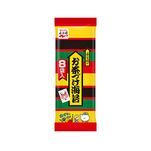 Nagatanien Ochazuke Nori (Assaisonnement pour riz au thé vert et algues) 8 sachets 48g